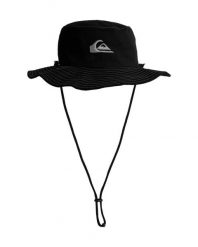 Kapelusz typu boonie safari dla Mężczyzn BUSHMASTER Czarny. Szare czapki i kapelusze męskie Quiksilver, bez wzorów, z bawełny. Za 149.99 zł.