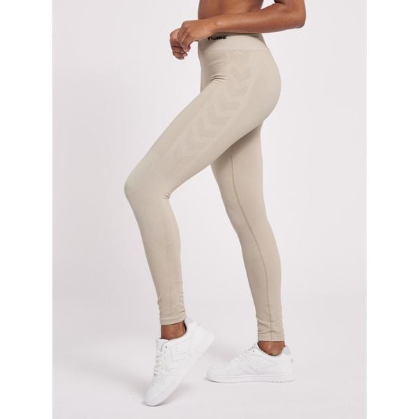 Damskie legginsy mid-rise Hummel Clea. Szare legginsy damskie Hummel, bez wzorów, z materiału, na fitness i siłownię. Za 170.00 zł.