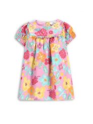 Coccodrillo Sukienka letnia WC5128201MGN Kolorowy Regular Fit. Sukienki dla dziewczynek COCCODRILLO, na lato, bez wzorów, z bawełny, bez ramiączek. Za 49.90 zł.