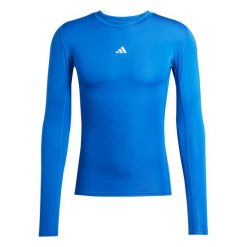 T-Shirt Adidas Sport Tf Ls Tee M Dorośli. Niebieskie t-shirty męskie Adidas, m, bez wzorów, z elastanu, sportowe, bez kołnierzyka. Za 169.55 zł.
