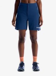 Spodenki damskie Berghaus Kinnivie Trail Short Af. Niebieskie szorty damskie Berghaus, s, bez wzorów, z materiału, klasyczne. Za 340.99 zł.