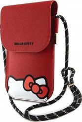 Sourcing Hello Kitty Handbag HKOWBPSCKER red/red Leather Hiding Kitty Cord. Czerwone torby i plecaki dziecięce Sourcing. Za 117.17 zł.