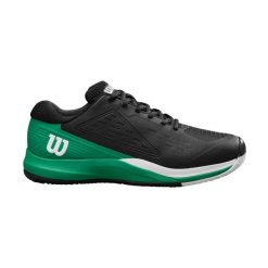 Buty do tenisa Wilson Rush Pro Ace Clay. Czarne buty sportowe męskie Wilson, bez zapięcia, tenisowe. W wyprzedaży za 447.00 zł.