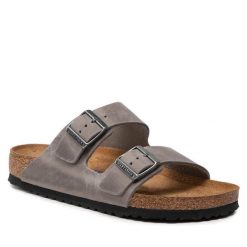 Klapki Birkenstock. Szare klapki męskie Birkenstock. Za 579.99 zł.