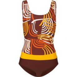 Gruby sweter. Czerwone kostiumy jednoczęściowe damskie bonprix, bez wzorów, bez kołnierzyka, bez ramiączek, bez kaptura. Za 109.99 zł.