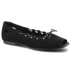 Czarne Baleriny Lemar Damskie Wygodne Modne Obuwie. Czarne baleriny damskie Lemar, na lato, bez wzorów, eleganckie, z otwartym noskiem, bez obcasa, bez zapięcia. Za 169.00 zł.