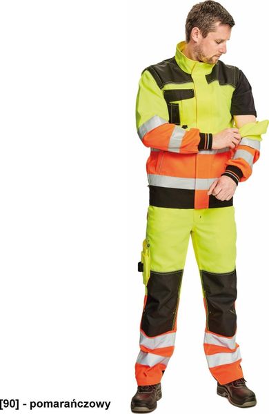 CERVA KNOXFIELD HI-VIS kurtka - męska, pikowana kurtka ze stójką z materiału hi-vis - pomarańczowy 54. Brązowe kurtki męskie CERVA, m, bez wzorów, bez kaptura. Za 141.77 zł.