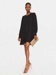 Rinascimento Sukienka koktajlowa CFC0120503003 Czarny Relaxed Fit. Czarne sukienki damskie Rinascimento, s, bez wzorów, z syntetyku, wizytowe, bez kołnierzyka, bez ramiączek. Za 169.99 zł.