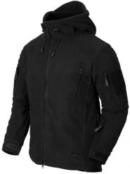 Helikon-Tex Bluza PATRIOT - Double Fleece - Czarna. Czarne bluzy męskie HELIKON-TEX, m, bez wzorów, bez kaptura. Za 242.08 zł.