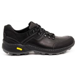KENT Buty męskie trekkingowe 515 czarne. Czarne trekkingi męskie na jesień. Za 351.82 zł.