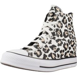 Buty CONVERSE CHUCK TAYLOR ALL STAR WEDGE PLATFORM LEOPARD Nadruk zwierzęcy. Obuwie sportowe damskie Converse, bez wzorów, z tkaniny. Za 387.99 zł.