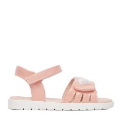 Sandały DeeZee. Czerwone sandały dziewczęce DeeZee, bez zapięcia. Za 79.99 zł.