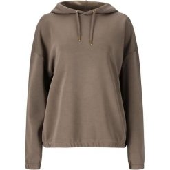 Bluza damska z kapturem Athlecia Namier. Szare bluzy damskie Athlecia, bez wzorów, z elastanu, z kapturem. Za 284.50 zł.