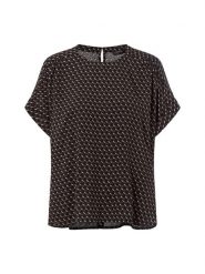 Opus Bluzka damska - Femka london Kobiety Sztuczne włókno niebieski|zielony wzorzysty, M. Niebieskie bluzki damskie Opus, m, bez wzorów, z wiskozy, bez kołnierzyka, bez ramiączek. Za 159.95 zł.