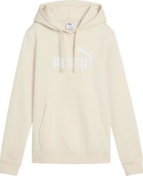 Puma Bluza damska z kapturem kangurka Puma ESS No.1 Logo Hoodie FL kremowa 682389 87 M. Białe bluzy damskie Puma, m, bez wzorów, z kapturem. Za 182.50 zł.