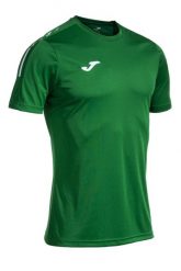 Koszulka Joma Olimpiada. Zielone koszulki sportowe męskie Joma, l, bez wzorów, z tkaniny, bez kołnierzyka, bez ramiączek, do piłki nożnej. Za 160.50 zł.