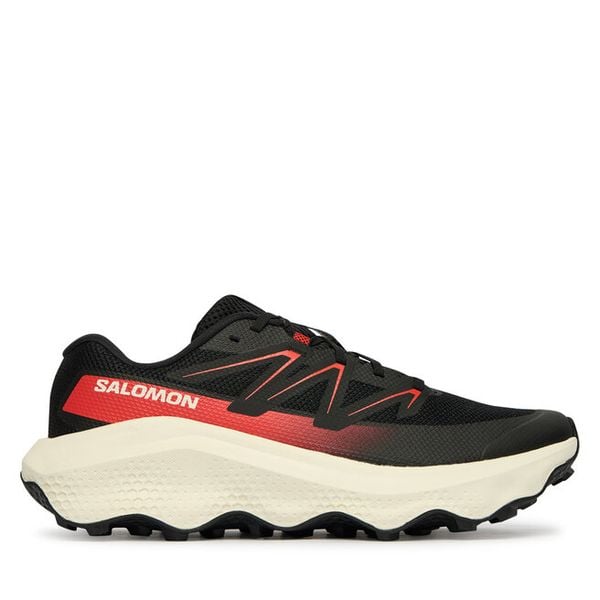 Buty do biegania Salomon. Czarne buty sportowe męskie Salomon, bez zapięcia, do biegania. Za 443.99 zł.