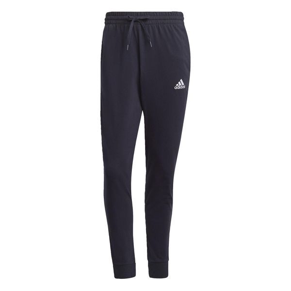 Spodnie męskie adidas Essentials Single. Białe spodnie sportowe męskie Adidas, m, bez wzorów, z bawełny, na fitness i siłownię. Za 126.99 zł.