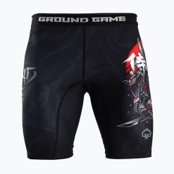 Spodenki treningowe męskie Ground Game Vale Tudo Samurai 2.0. Czarne krótkie spodenki sportowe męskie GROUND GAME, m, bez wzorów. Za 139.99 zł.