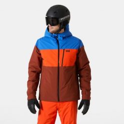 Kurtka narciarska Helly Hansen Gravity. Brązowe kurtki męskie Helly Hansen, na zimę, m, bez wzorów, narciarskie. Za 1,229.50 zł.