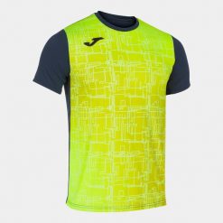 Koszulka do biegania męska Joma Elite VIII. Niebieskie koszulki sportowe męskie Joma, m, bez wzorów, bez kołnierzyka, bez ramiączek, do biegania. Za 146.00 zł.