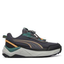 Sneakersy Puma. Szare trampki i tenisówki chłopięce Puma, bez wzorów, bez zapięcia. Za 249.99 zł.