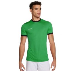 Koszulka Męska Academy 25 SS. Szare koszulki sportowe męskie Nike, m, bez wzorów, z materiału, bez kołnierzyka, bez ramiączek, na fitness i siłownię, dri-fit (nike). Za 107.60 zł.
