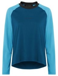 Koszulka damska Loamer LS Shirt. Niebieskie koszulki sportowe damskie Vaude, bez wzorów, z materiału, bez kołnierzyka, bez ramiączek, na fitness i siłownię. Za 259.00 zł.