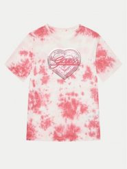 Guess T-Shirt J5RI09 K8HM4 Różowy Oversize. Czerwone t-shirty i topy dla dziewczynek Guess, z aplikacjami, z bawełny, bez ramiączek. Za 89.99 zł.