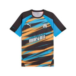 Maillot Faster OM 2024/25. Brązowe koszulki sportowe męskie Puma, bez wzorów, bez kołnierzyka, bez ramiączek, do piłki nożnej. W wyprzedaży za 223.00 zł.