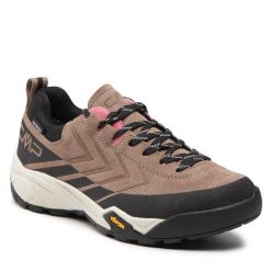 Trekkingi CMP. Brązowe obuwie sportowe damskie CMP, bez wzorów, trekkingowe. Za 279.99 zł.