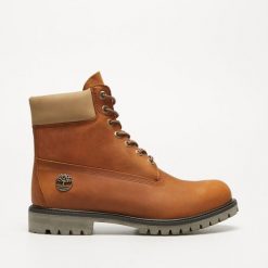 TIMBERLAND Premium 6 Inch Lace Up Waterproof Boot Trapery męskie. Brązowe śniegowce i trapery męskie Timberland, z gumy, klasyczne, bez zapięcia. W wyprzedaży za 783.99 zł.