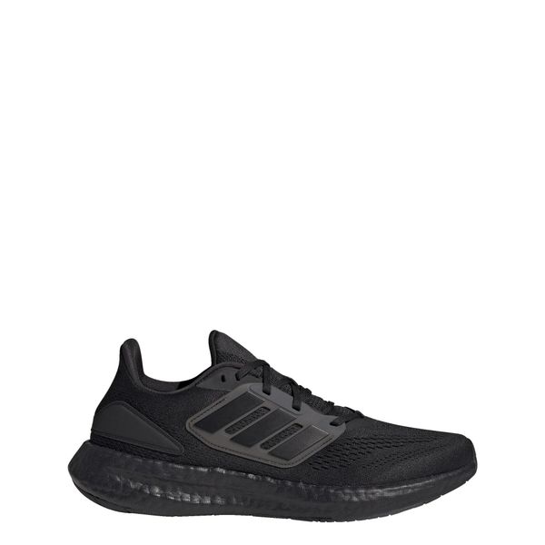 Buty do biegania adidas Pureboost 22. Czarne obuwie sportowe damskie Adidas, bez wzorów, z gumy, do biegania. W wyprzedaży za 419.20 zł.