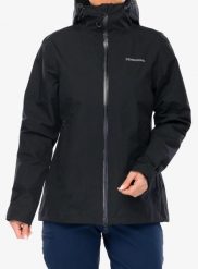 Kurtka przeciwdeszczowa damska Didriksons Trinya Jacket. Czarne kurtki damskie Didriksons, m, bez wzorów, z materiału, bez kaptura. Za 610.49 zł.