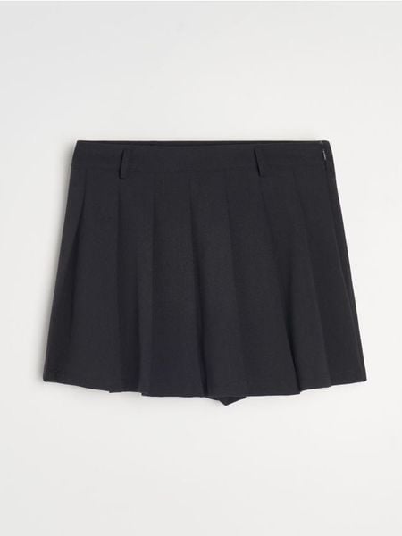 Szorty loose fit - szary. Szare szorty damskie Sinsay, l, bez wzorów. Za 39.99 zł.