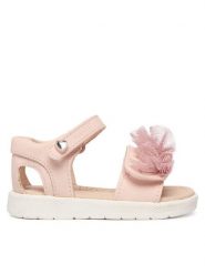 Mayoral Sandały 41743.40 Różowy. Czerwone sandały dziewczęce Mayoral, ze skóry, bez zapięcia. Za 189.99 zł.