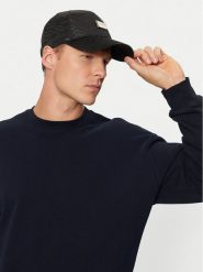 Guess Czapka z daszkiem AM9486 POL01 Czarny. Czarne rękawiczki męskie Guess, z aplikacjami, z materiału. Za 139.99 zł.