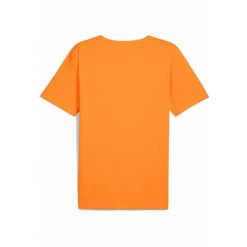 Męska koszulka z grafiką individualRISE PUMA Heat Fire Orange. Brązowe koszulki sportowe męskie Puma, m, bez wzorów, bez kołnierzyka, bez ramiączek, do piłki nożnej. W wyprzedaży za 79.00 zł.