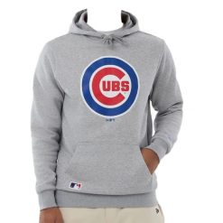 Bluza z kapturem Chicago Cubs Nos MLB Regular. Szare bluzy męskie New Era, m, bez wzorów, z materiału, z kapturem. Za 293.50 zł.