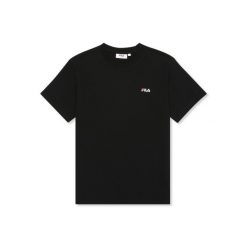 Koszulka damska Fila Lignano. Czarne t-shirty damskie Fila, xl, bez wzorów, z bawełny, bez kołnierzyka. Za 79.00 zł.