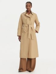 MAX&Co. Płaszcz przejściowy 2618021024200 Beżowy Regular Fit. Brązowe płaszcze damskie MAX&Co., bez wzorów, z syntetyku, bez kaptura. Za 1,139.00 zł.