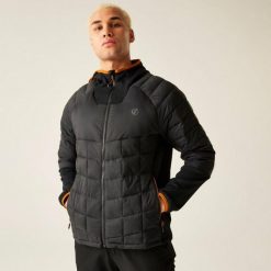 Kurtka puchowa Dare 2B Torrek Flex. Czarne kurtki męskie Dare 2b, s, bez wzorów, z puchu, sportowe, bez kaptura. Za 187.65 zł.