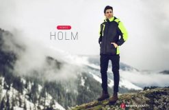 Kurtka męska R.E.I.S. HOLM - Kurtka męska ochronna ocieplana kaptur stójka 4 kieszenie odblaski 100% poliester powlekany PCV 150 g/m - granatowo-czarn. Brązowe kurtki męskie R.E.I.S., m, bez wzorów, z poliesteru, bez kaptura. Za 125.86 zł.