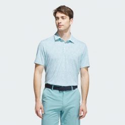 Koszulka Ultimate365 Mini Bunker Polo. Niebieskie koszulki polo męskie Adidas, m, bez wzorów, z dzianiny, klasyczne, bez ramiączek. Za 243.50 zł.