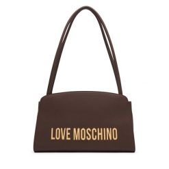 Torebka LOVE MOSCHINO. Brązowe torebki do ręki damskie Love Moschino, bez wzorów, klasyczne, bez dodatków. Za 919.99 zł.
