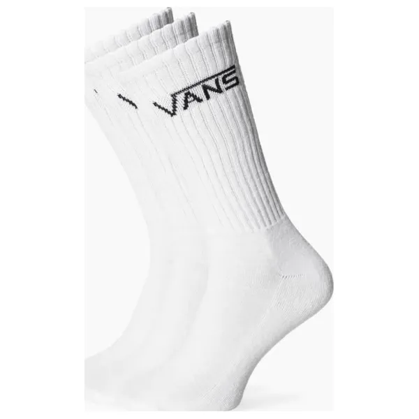 Vans Skarpety Mismoedig (9.5-13, 3Pk) , biały, rozmiar ONE SIZE. Białe skarpety damskie Vans, bez wzorów, z bawełny. W wyprzedaży za 49.99 zł.