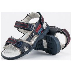 Sandały chłopięce niebieskie r. 34. Sandały chłopięce marki bonprix. Za 106.59 zł.