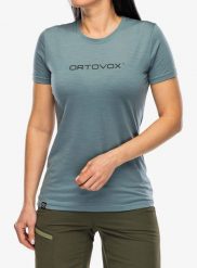 Koszulka damska Ortovox 150 Cool Brand TS. Szare t-shirty damskie ORTOVOX, l, bez wzorów, z lyocellu, klasyczne, bez kołnierzyka. Za 442.19 zł.
