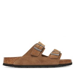 Klapki Birkenstock. Brązowe klapki męskie Birkenstock. Za 469.99 zł.