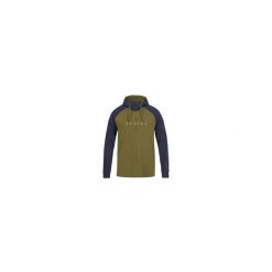 Bluza z kapturem Rafiki Traverse. Niebieskie bluzy sportowe męskie Rafiki, bez wzorów, z kapturem, wspinaczkowe. Za 310.25 zł.